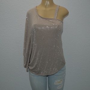 Inc International concepts one-shoulder L top